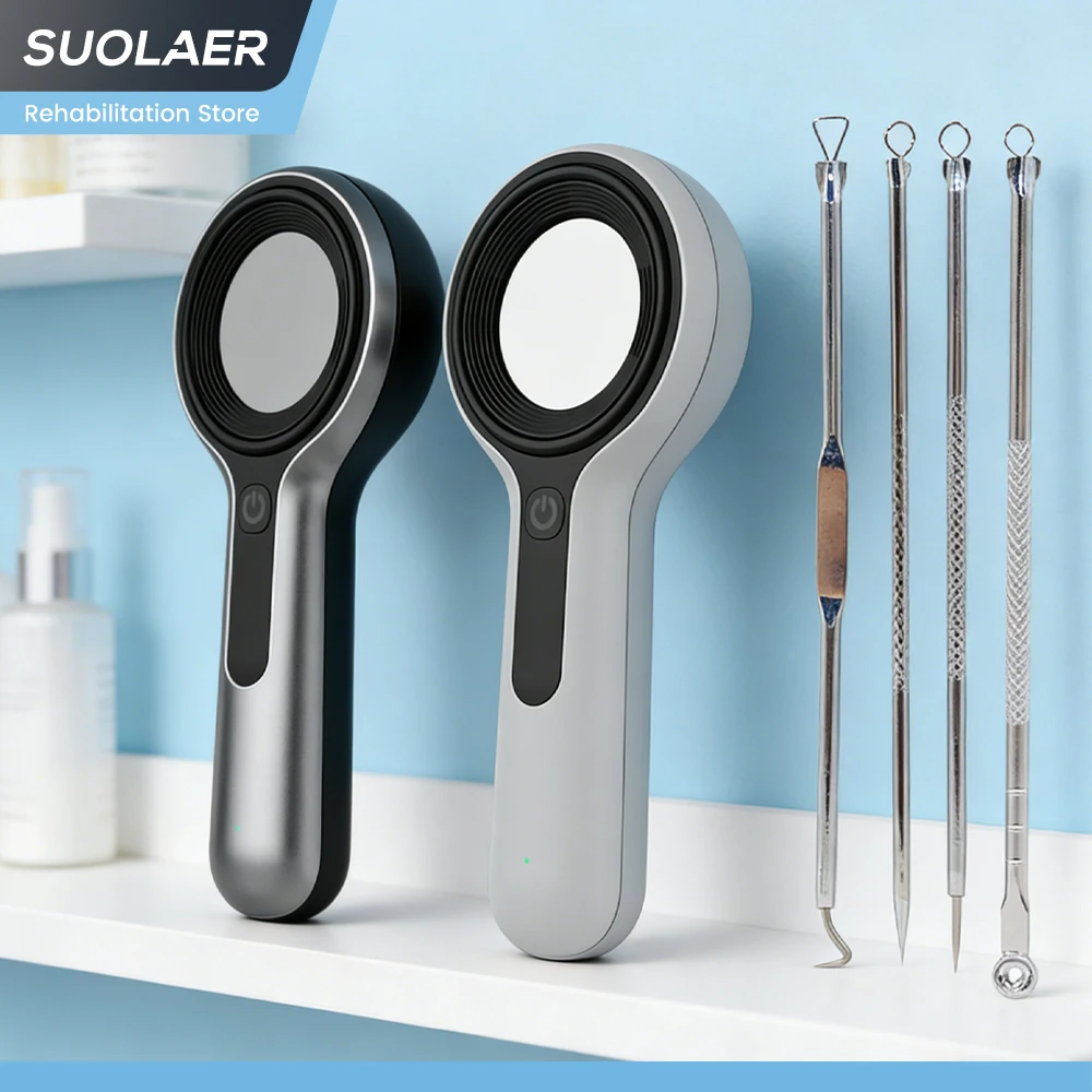 

Handheld UV Light Skin Analyzer for Assessing Facial Skin Health & Pet Urine Residue Wood's Lamp Analyzer & Blackhead Remover