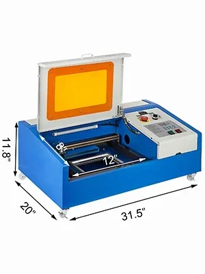 

Laser Engraver 40W CO2 Engraving Machine 300*200mm Cutting LCD Display Woodworking Milling Tube