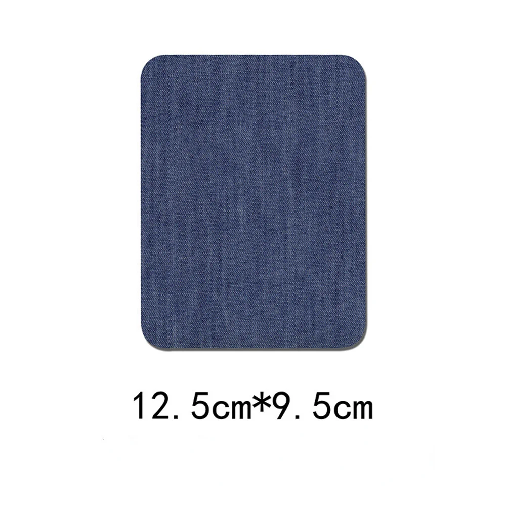 Back Glue At Will Cut Rectangular Denim Ironing Patch Knee Elbow Decorative Repair Cloth Patch Embroidery Patch