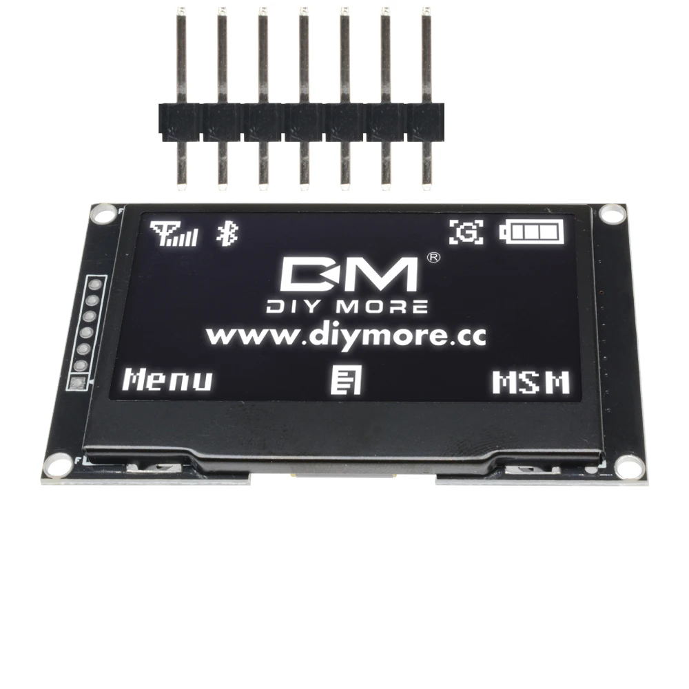 Display SPI modulo LCD a colori da 2.42 pollici Drive IC 128*64 Display OLED per Arduino