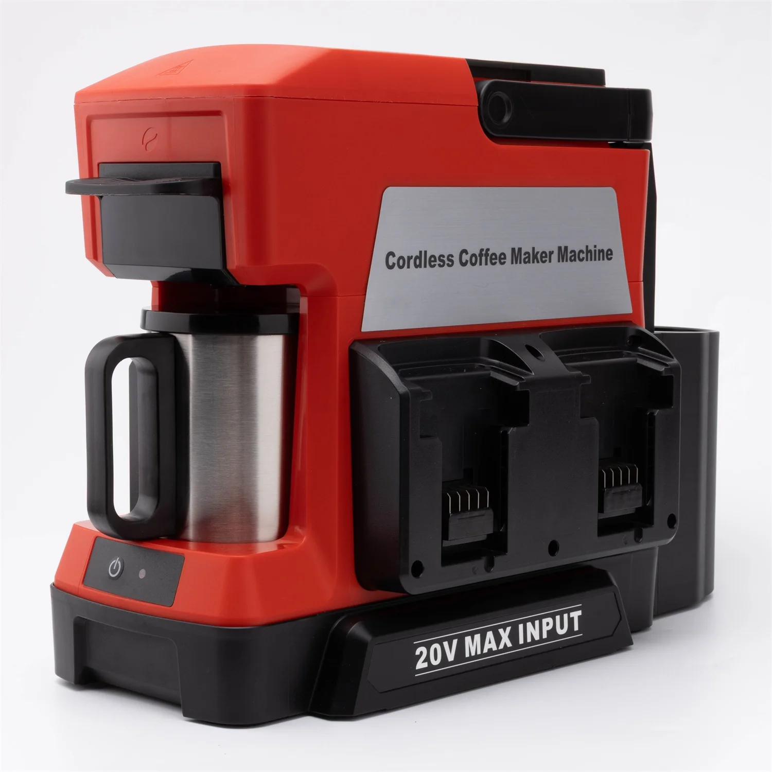 For Milwaukee 18V Battery, Portable Single-cup Coffee Machine, Suitable for Camping, Travel and Work Sites (Tools Only)