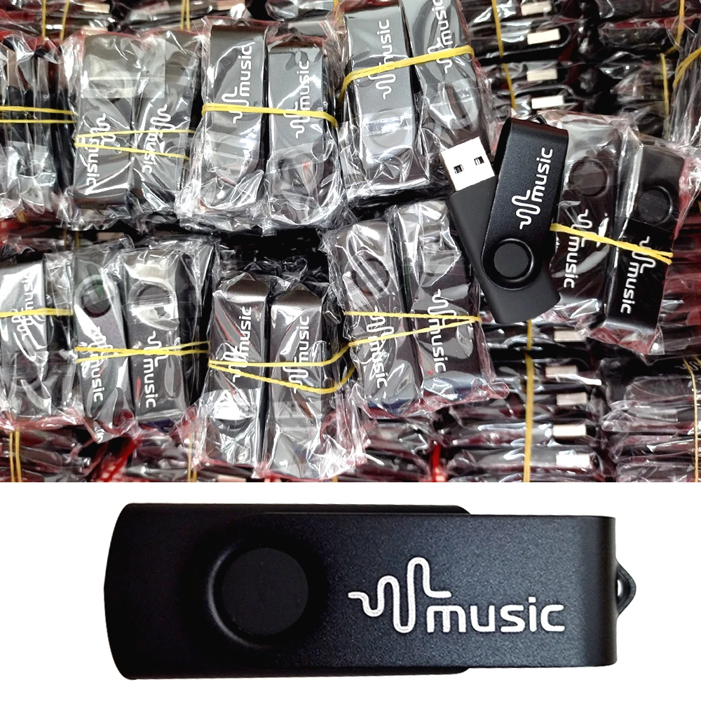 50Pcs Flash Drive USB 3.0 Metal 128GB Memory Stick Warna-warni 64GB Pen Drive Logo Custom Gratis 32GB Kapasitas Asli 100% U Disk 16GB