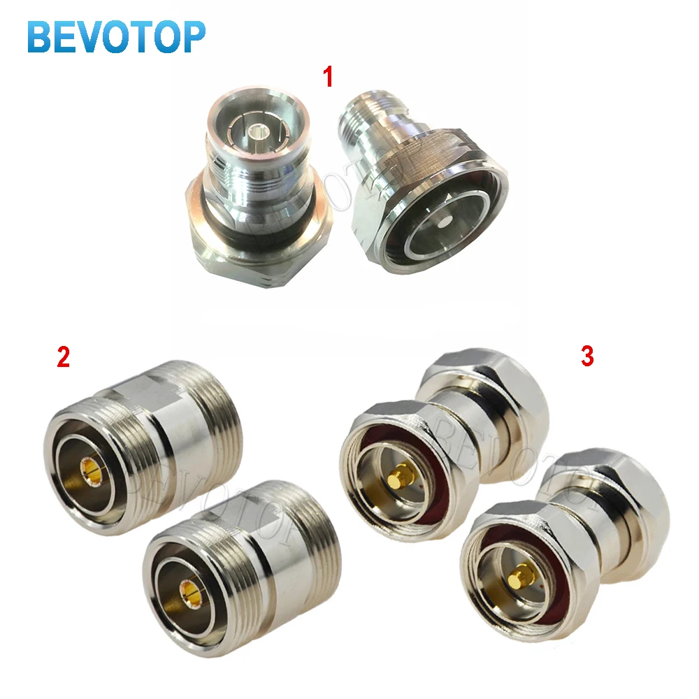 1Pcs RF Coaxial Adapter L29 DIN to L29 DIN Connector Male/Female Jack to Plug Electronic Component