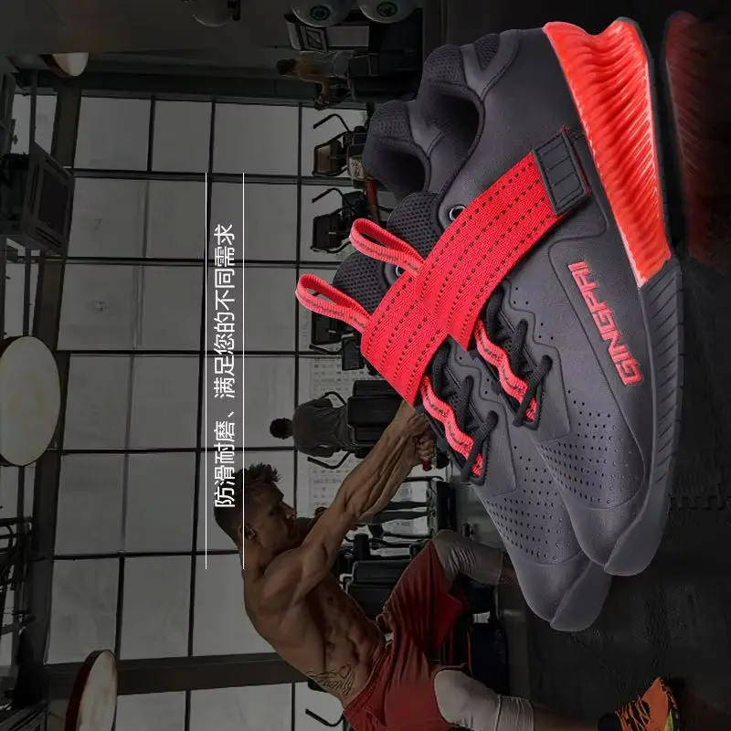 

2025 New Trend Weight Lifting Shoe Man Indoor Men Weight Lifting Sneakers Professional Men Weight Training Shoes