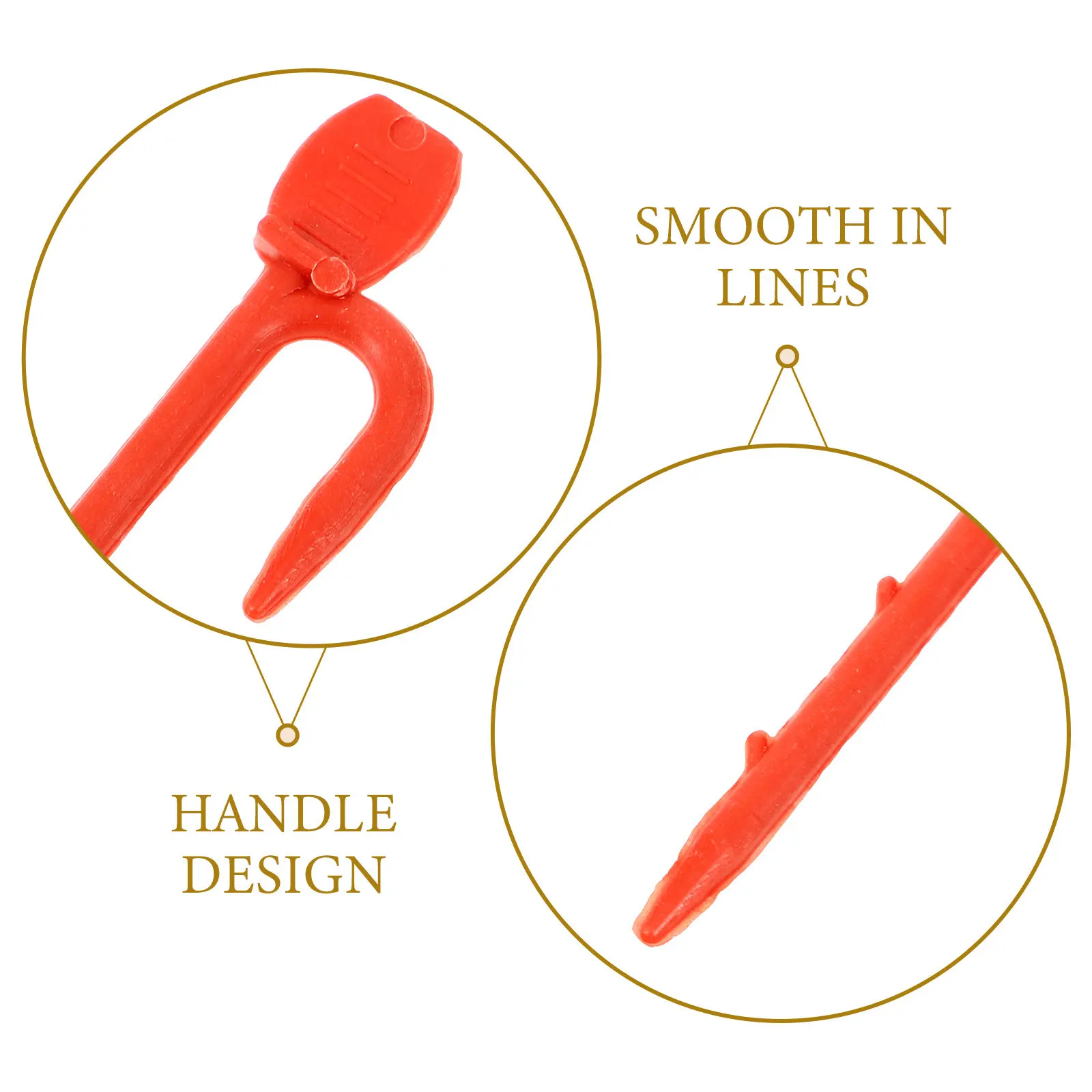 1 Bag Plant Vine Fixing Clips Plastic Reusable Gardening Plant Support Clamps for Strawberry Watermelon Stolon Vines Fertilizer