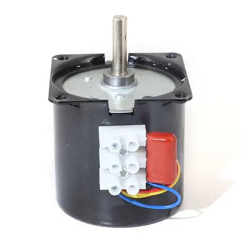 Imagen 2 del producto Motor de CA de 220V, 14W, 60KTYZ, eje central de Motor de sincronización magnética permanente de 7mm con orificio de 2,5/5/10/15/20/30/40/50/60/80/110RPM