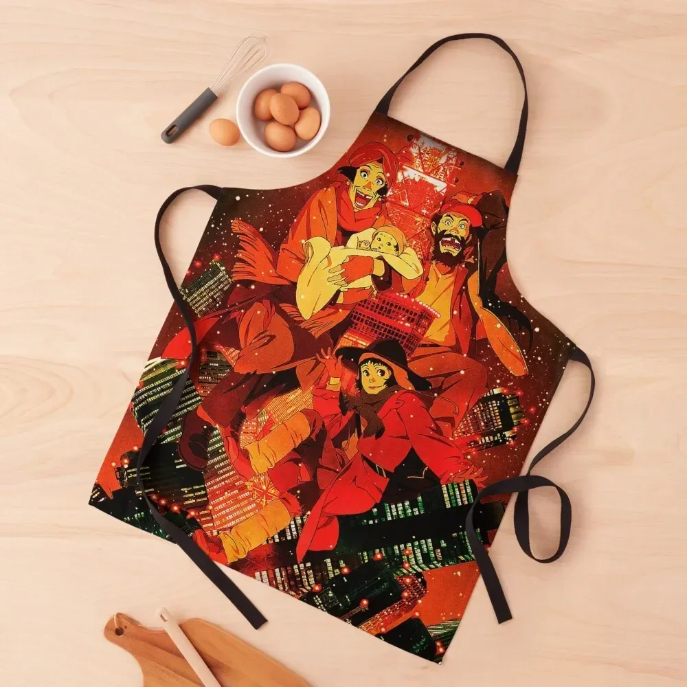 Tokyo Godfathers Apron kitchen woman men Apron