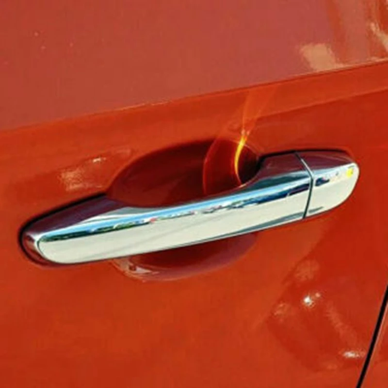 # 661 متر لسيارة Hyundai Creta Ix25 Cantus 2014-2019 غطاء مقبض الباب الجانبي الكروم 8 قطع (فضي)