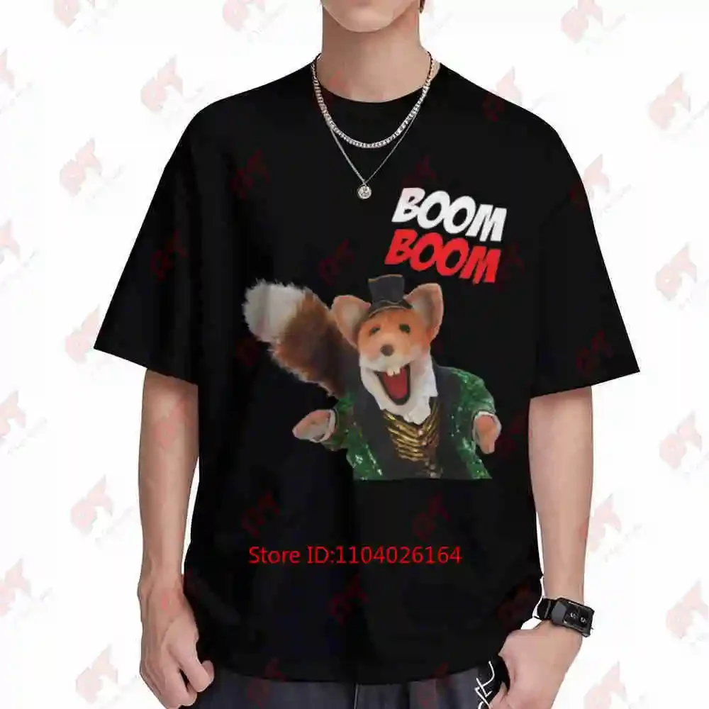Basil Brush Boom Cartoon Short Sleeve Tee 100% Cotton T-Shirt
