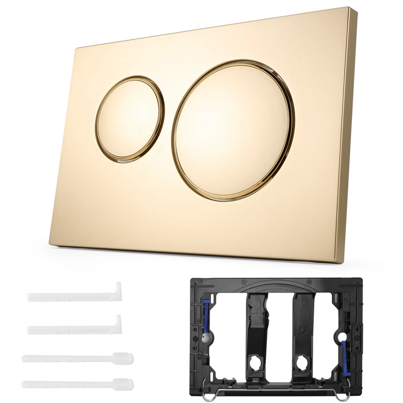 placa nivelada dupla para geberit sigma20 ouro estetica material plastico moderno 01