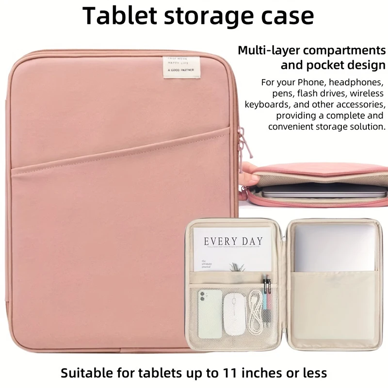 Pochette antichoc pour tablette, 9-11 pouces, XiaoMi Pad 5 Pro iPad Air Pro 11 13 figuré M2 10e/9/8 10.2, Samsung Huawei, poudres