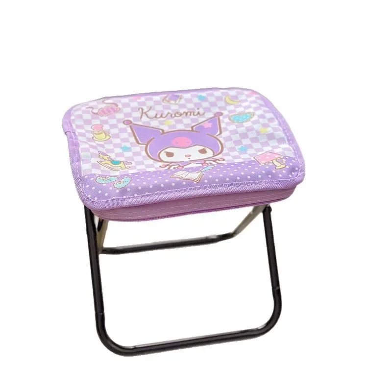 

Picnic Folding Chair Camping Foldable Stool Outdoor Pony Mazar Handbag Folding Stool Cartoon Mini Queuing Stool Portable Chair