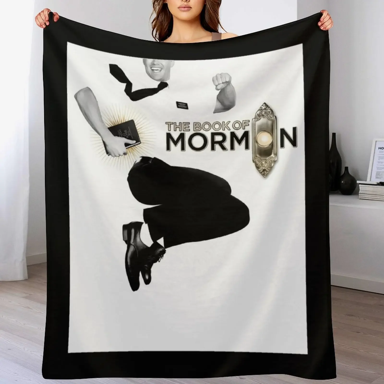 

Book Of Mormon Poster Throw Blanket Luxurious Soft Blanket Holiday Gift for Family