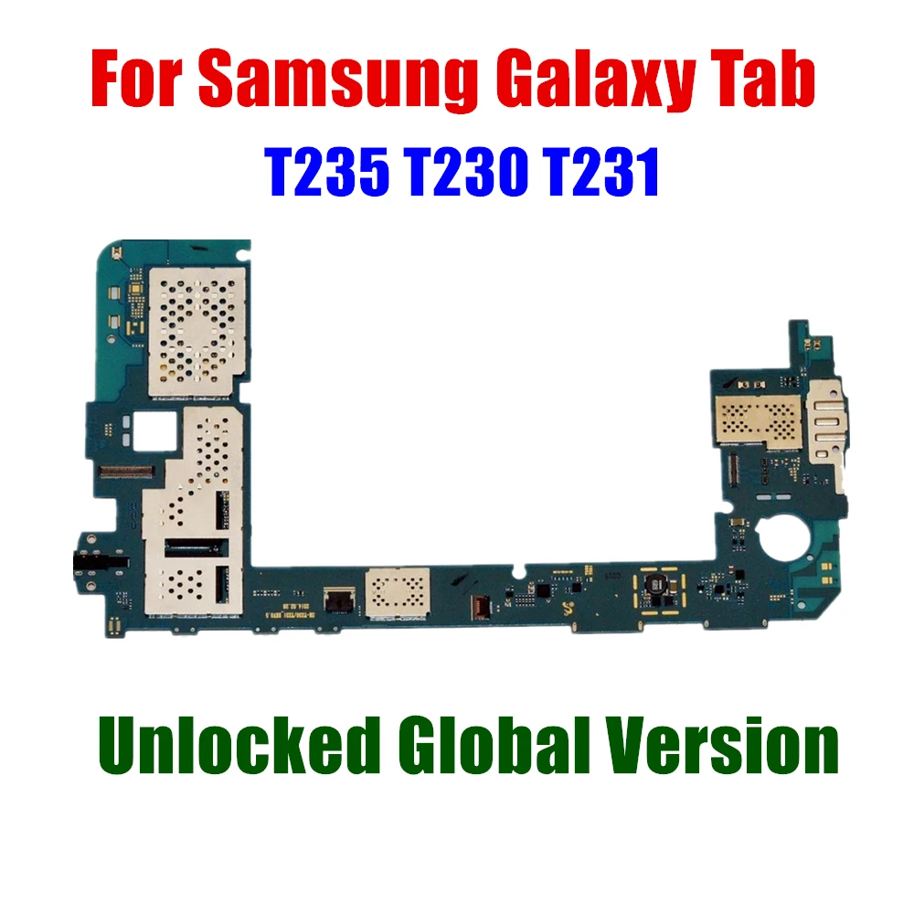 Full Working Unlocked For Samsung Galaxy Tab 4 7.0 T231 T230 T235 3G&WIFI 8GB Motherboard Logic Mother Circuit Board