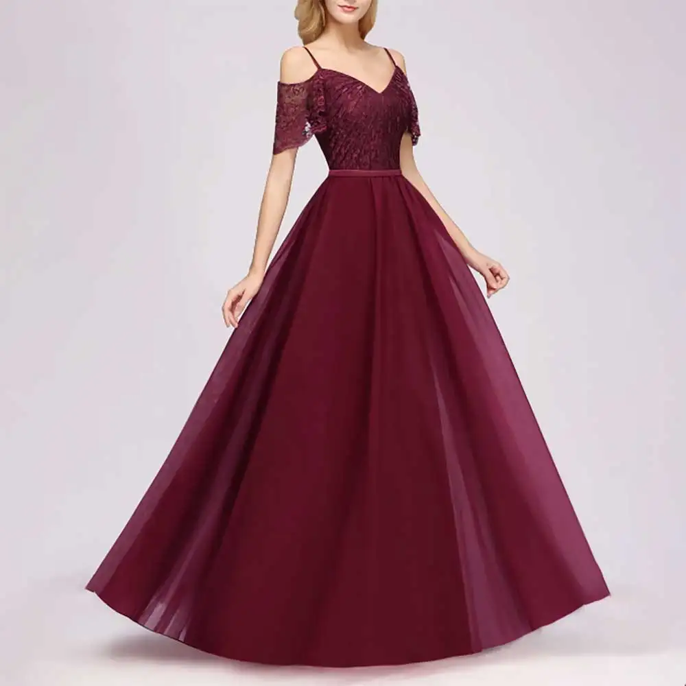 

Sexy Lace Spaghetti Straps SWeetheart Neck A-Line Backless Prom Party Dress Bridesmaid Dress Evening Dress for Women فساتين سهرة