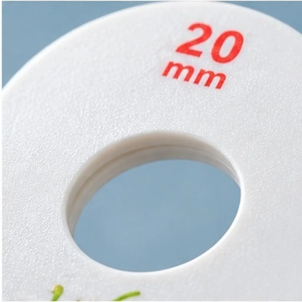 Cherry Diameter Gauge Caliper Plastic Fruit Measuring Ruler for Farm Market Use Precision Fruit Classification Size Measurement