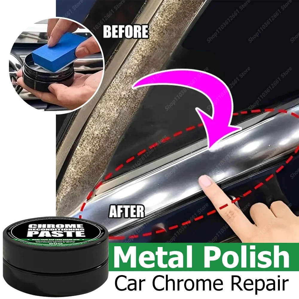 Car Metal Polishing Repair Automotive Chrome Plating Iron Renovation Burnish for Motorcycles Yachts Pickup Trucks Bicycle Polish