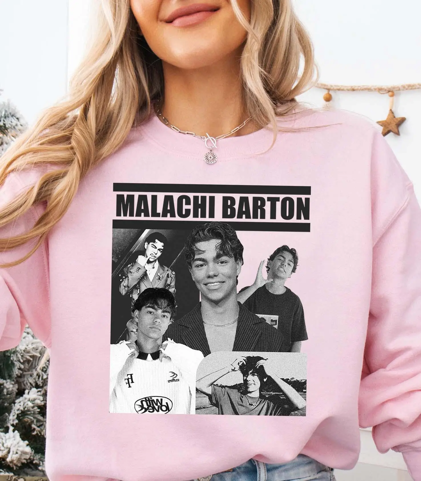 Vintage 90er Jahre Grafik Malachi Barton T-Shirt, Unisex-Design – Detail 2