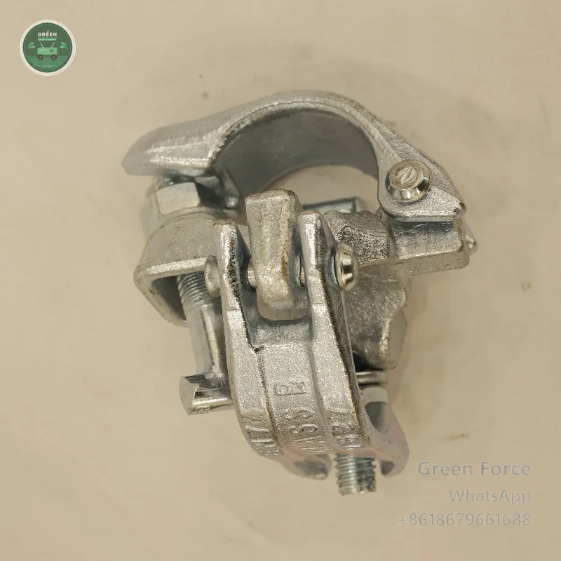 Scaffold System Forged Double Coupler | Rotating Clamp Kit | Universal Tube Connection Hardware | EN74 Compliant