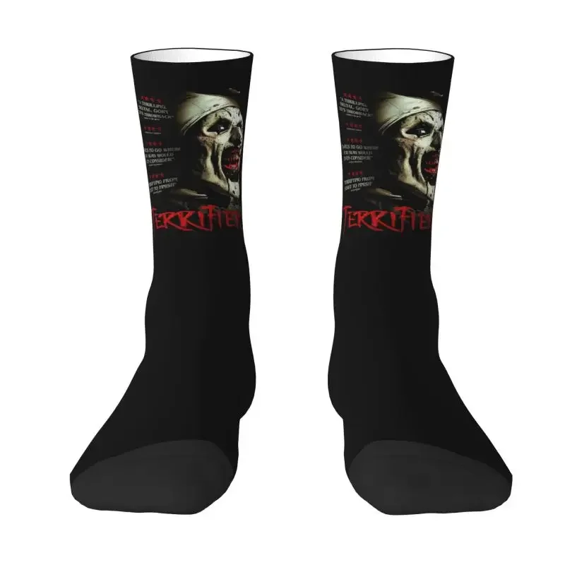 

Cool Horror Movie Terrifier Socks Breathable 3D Printed Clown Football Sports Socks Novelty Street Style Crazy Socks Men Women