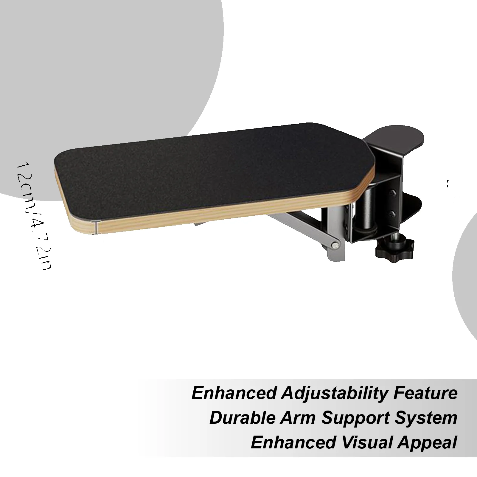 โต๊ะคอมพิวเตอร์ Arm Rest Pad Arm Rest สําหรับโต๊ะไม้สายรัดข้อมือ 90 องศาปรับพับโต๊ะ Arm Rest สําหรับ home office