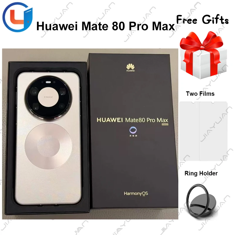 Оригинальный смартфон Huawei Mate 80 Pro Max 5G с 6,9-дюймовым экраном Ultra HD, HarmonyOS 6.0, процессором Kirin 9030 Pro и камерой XMAGE