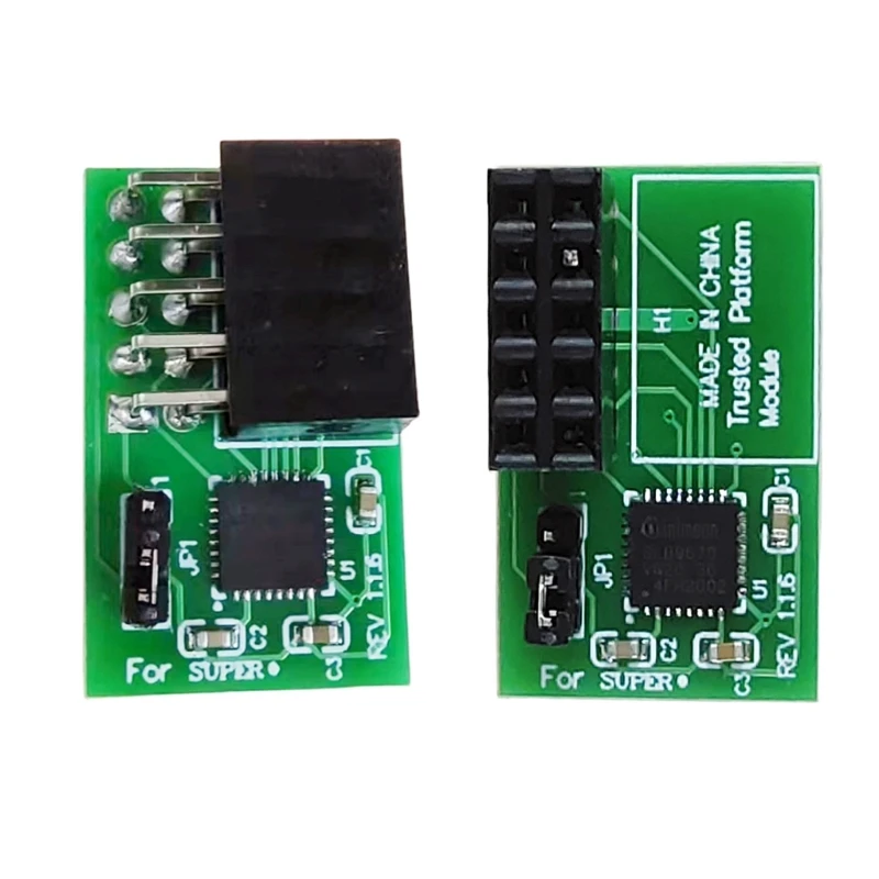 SuperMicro AOM-TPM-9670H (Horizontal) SPI capable TPM2.0 with 9670 Controller