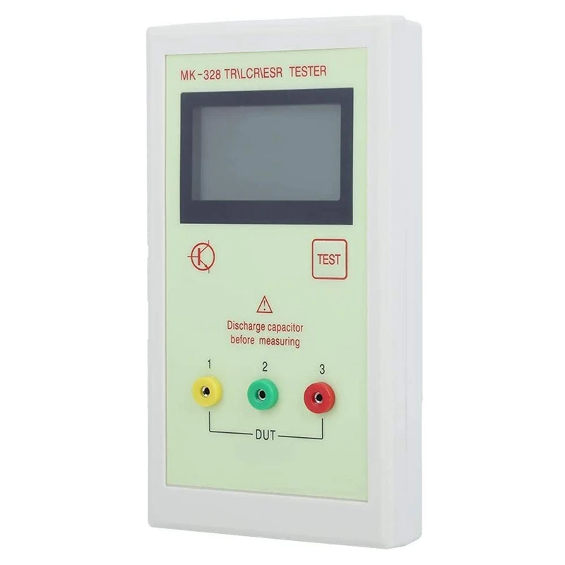 Imagem -02 - Transistor Tester Indutância Capacitância Resistência Medidor Eletrônico Transistor Portátil tr Lcr Esr Mk328