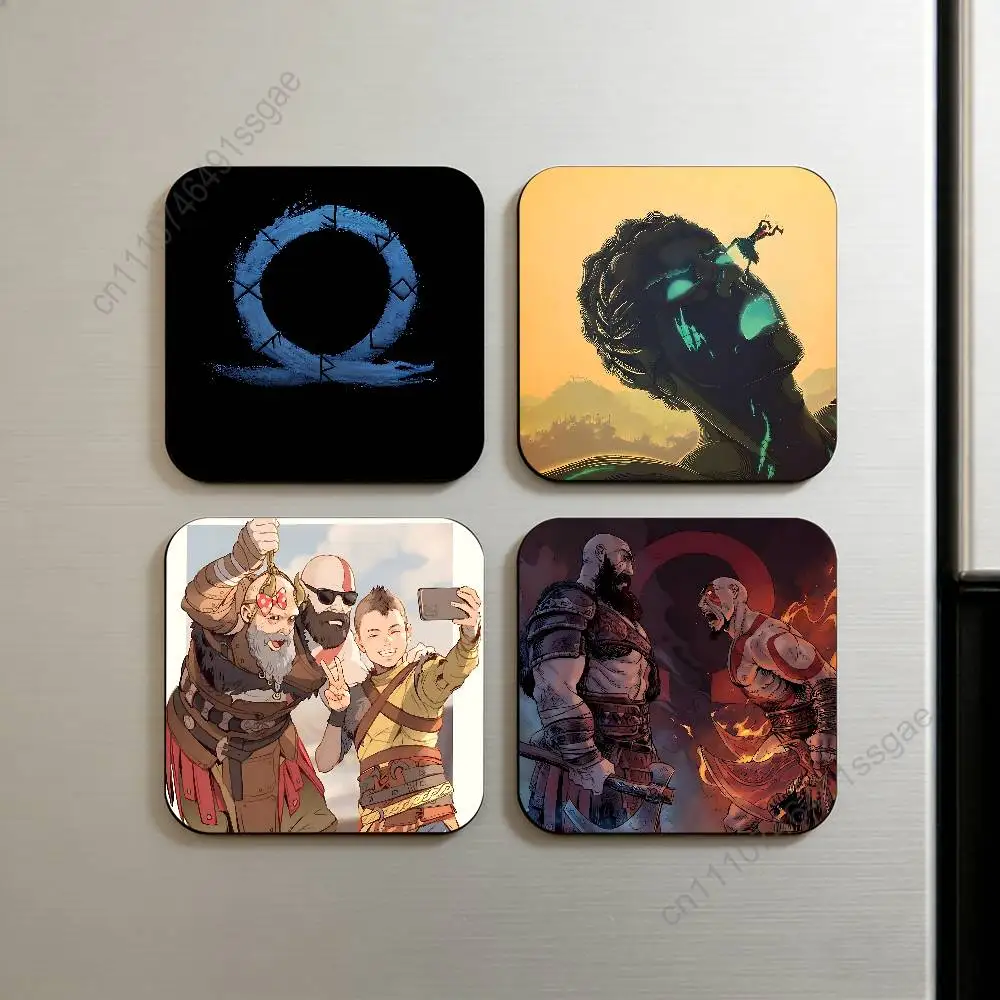 

Hot Game G-God of W-War Fridge Magnets, Decorative Refrigerator Magnets for Home Kitchen Decor, Strong Magnet Stickers