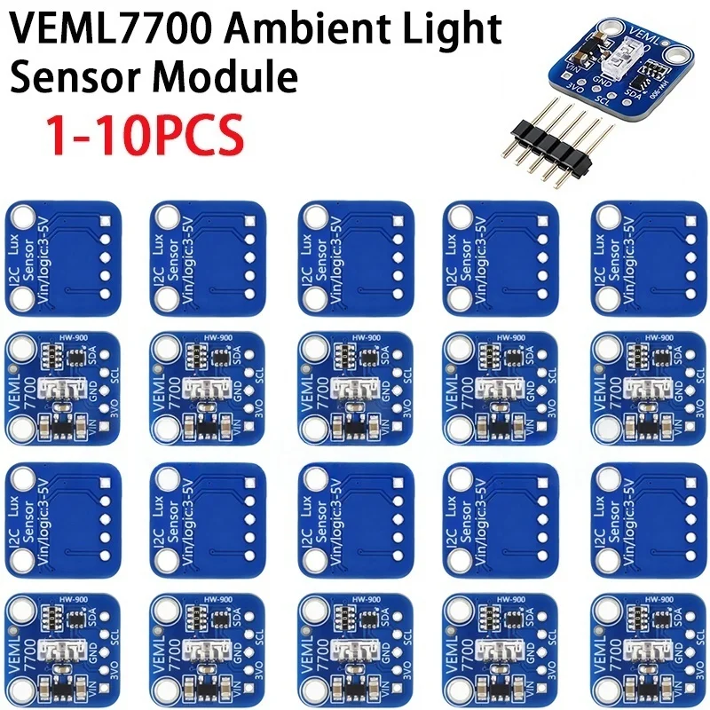 VEML7700 Ambient Light Sensor Module 120k Lux Light measuring Sensor Board 3.3V 5V I2C IIC Interface for Arduino Raspberry Pi