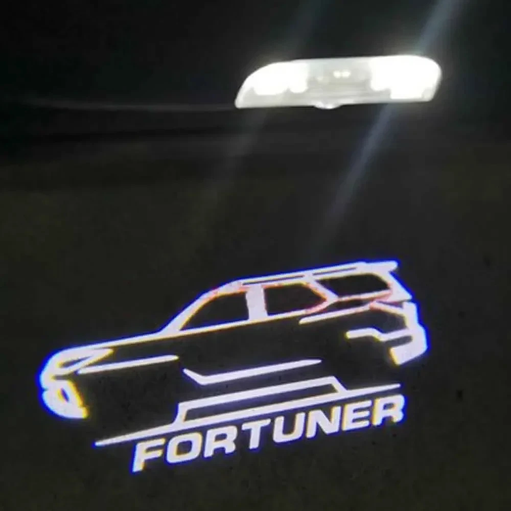 2pcs FORTUNER Ghost Shadow Light FORTUNER Welcome Light Courtesy Lamp For Toyota FORTUNER Car Styling Toyota Car Door Light