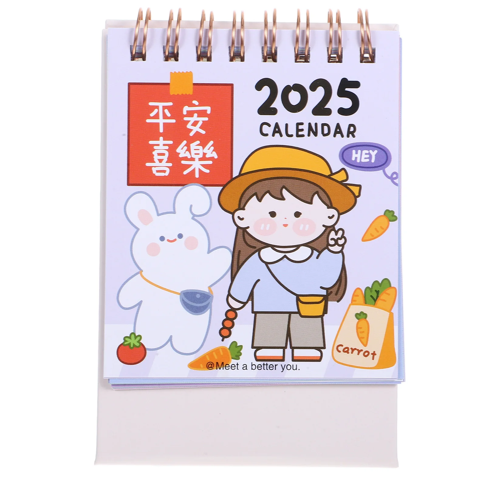 

2025 Mini Desktop Calendar Office Cute Small Desk Planner Dark for Teachers Professionals Calendar for Office Home