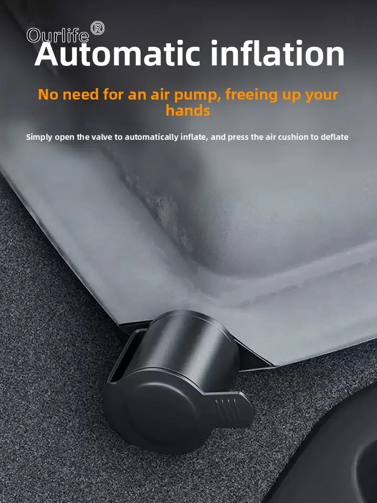 For Gwm Ora 5 2026 2027 Car Travel Bed  Inflatable Air Mattress with Air Pump Self-driving  Outdoor Camping Sleeping Mat view 4