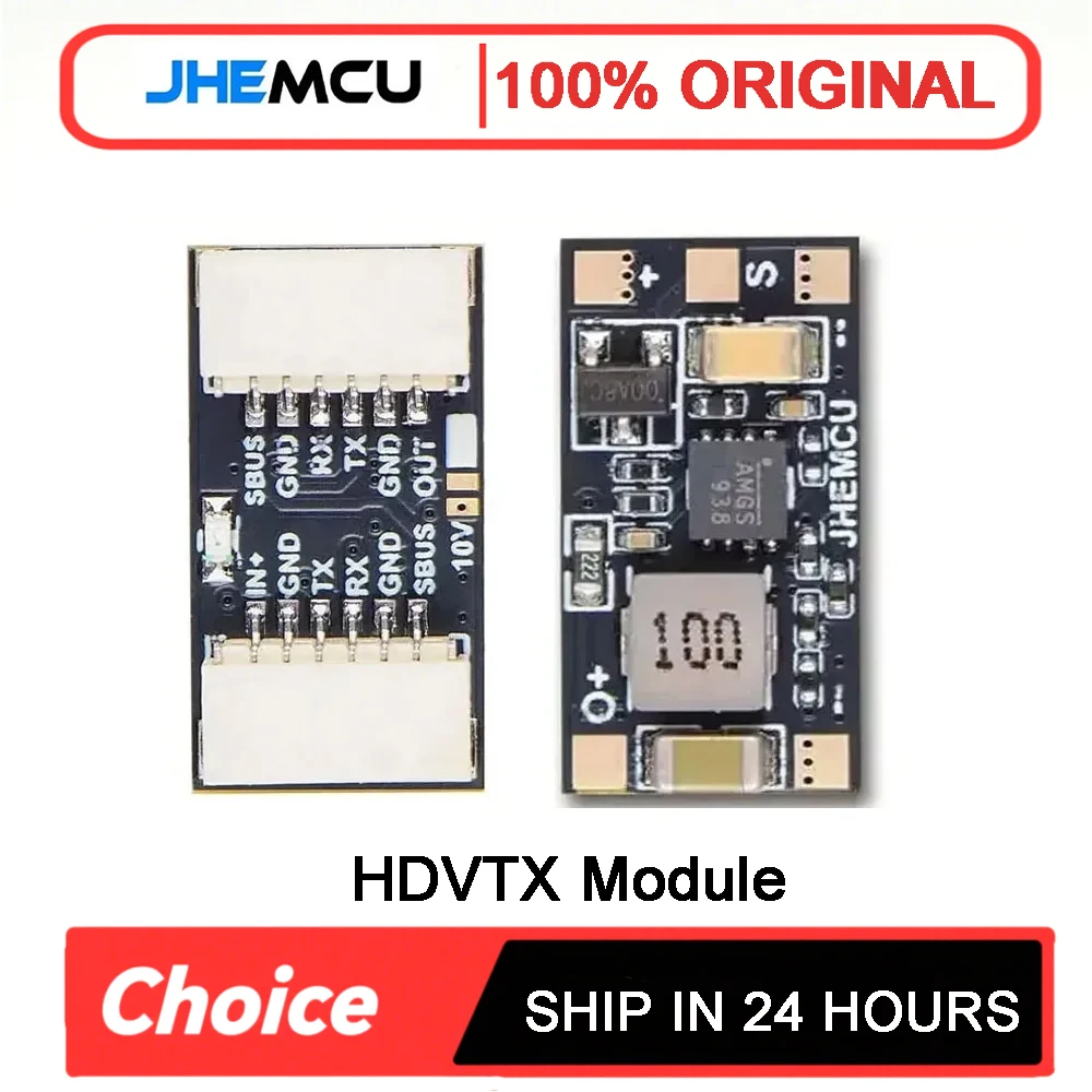 JHEMCU HDVTX Module for O3/ O4, 5V/ 10V Step-down Module Reduces The Input Voltage of The Air End for FPV DIY Part