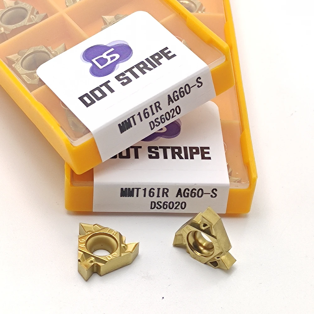 Inserto filettato MMT 16IR 16ER AG60-S Inserto in metallo duro pressato Utensile per tornitura Parti per tornitura di macchine utensili CNC