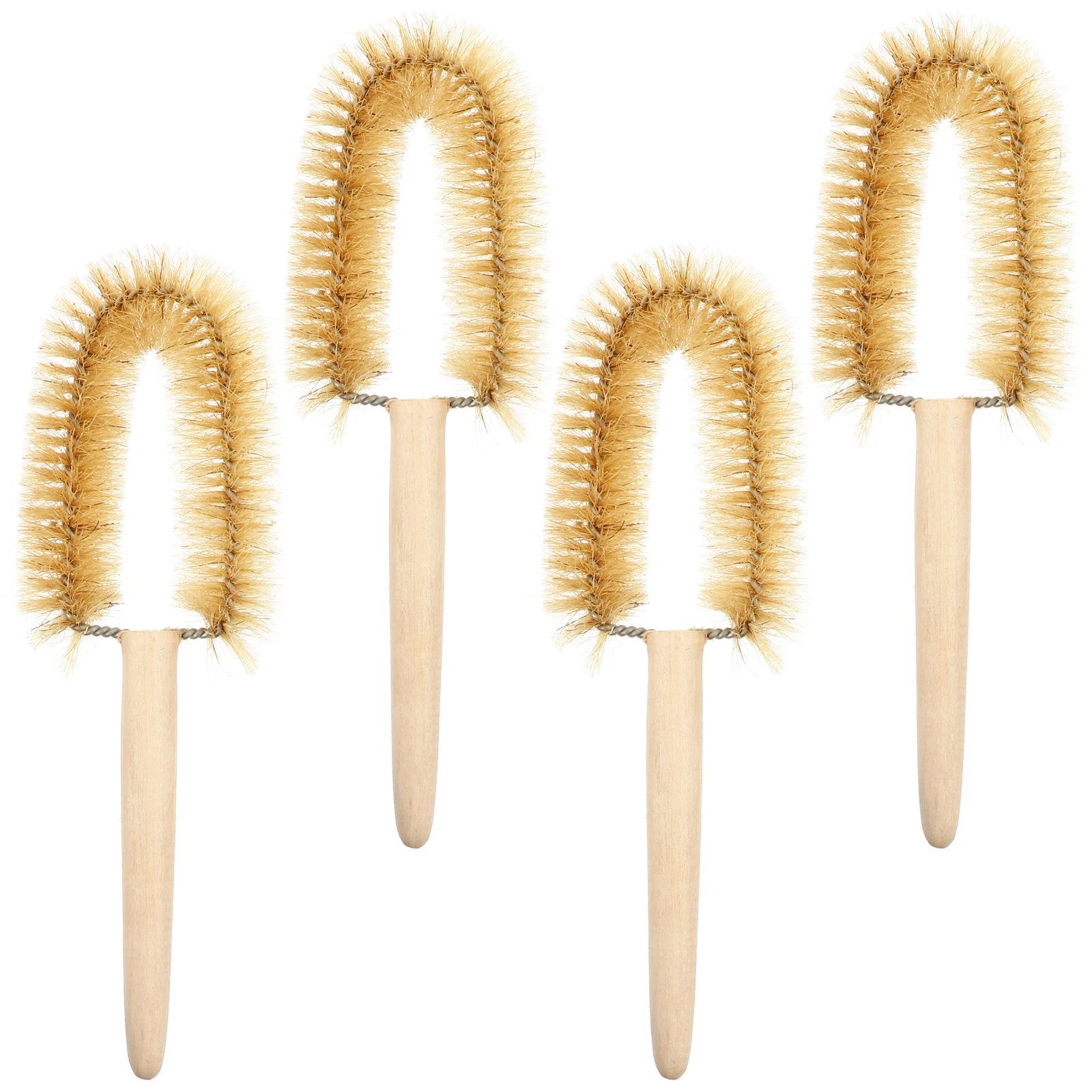 4 قطعة فرشاة للزجاجات كوب تنظيف متعدد الوظائف للزجاجات متعددة الأغراض فرك كوب الغسيل فرشاة الزجاجات رجل