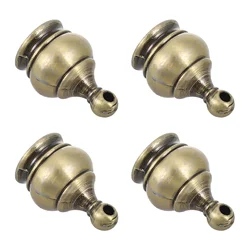 4pcs small lamp finial cap metal finial cap screw lamp decoration table lamp supplies for m10 lamp light lamp harps and finials