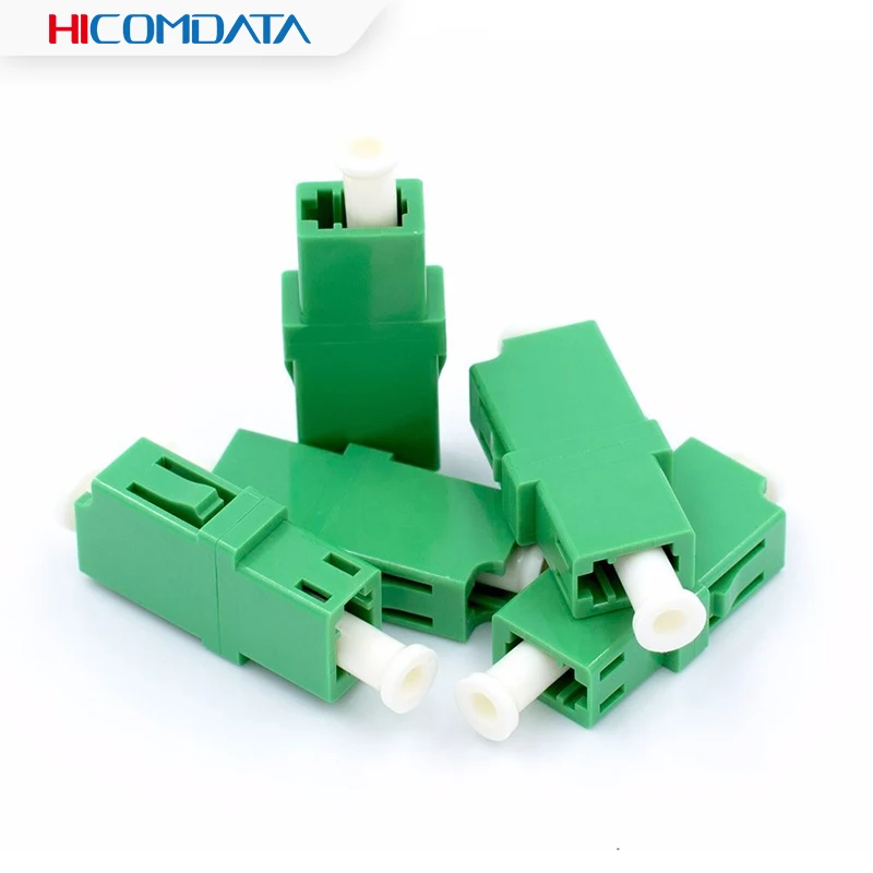 50 pçs/lote Adaptador De Fibra FTTH Único LC APC Simplex Conector De Fibra Óptica LC UPC SM Multi Modo Dupex Fibra Acoplador Óptico