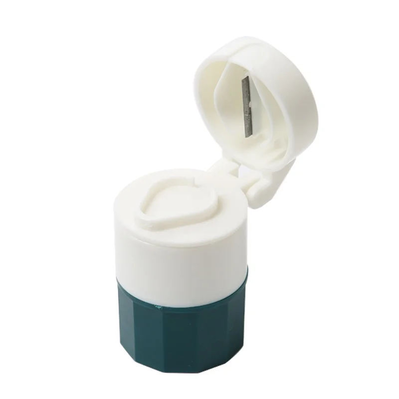 4 In1 Portable 4 Layer Grinder Splitter Tablet Cutter Divider Storage Case Pill Box Cutting Tablets Pill Cutter Medicine Crusher