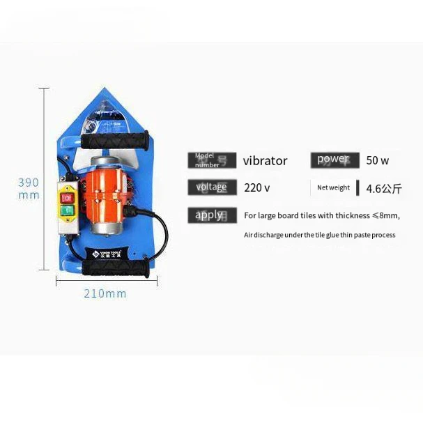 Large Tile Vibrator Electric Tile Leveling Vibrator Wall Tile Floor Plaster Machine Portable Vibration Tool 3000R/MIN