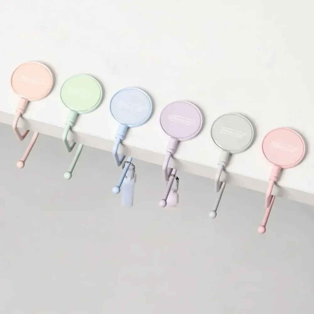 1 Pcs Cute  Hook Heavy Duty Table Side Handbag Hanger for Office Desk Travel Purse Organizer