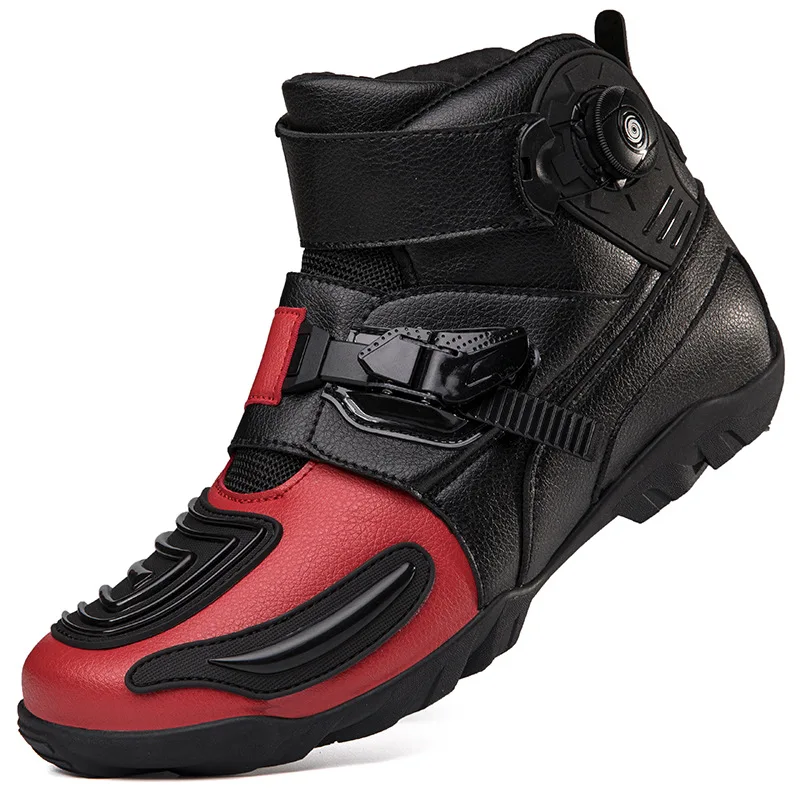 

Mountain Commuter Riding Outdoor Boots Microfiber Leather Riding Foot Protective Shoes Motorcycle Racing New Protective Shoes