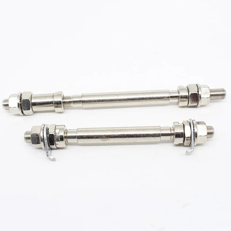 14CM 18CM Bicycle Wheel Hub Axle Front Rear Bearing Solid Shaft Bicycle Front/rear Axle Lever Bike Repair Tool Accessories