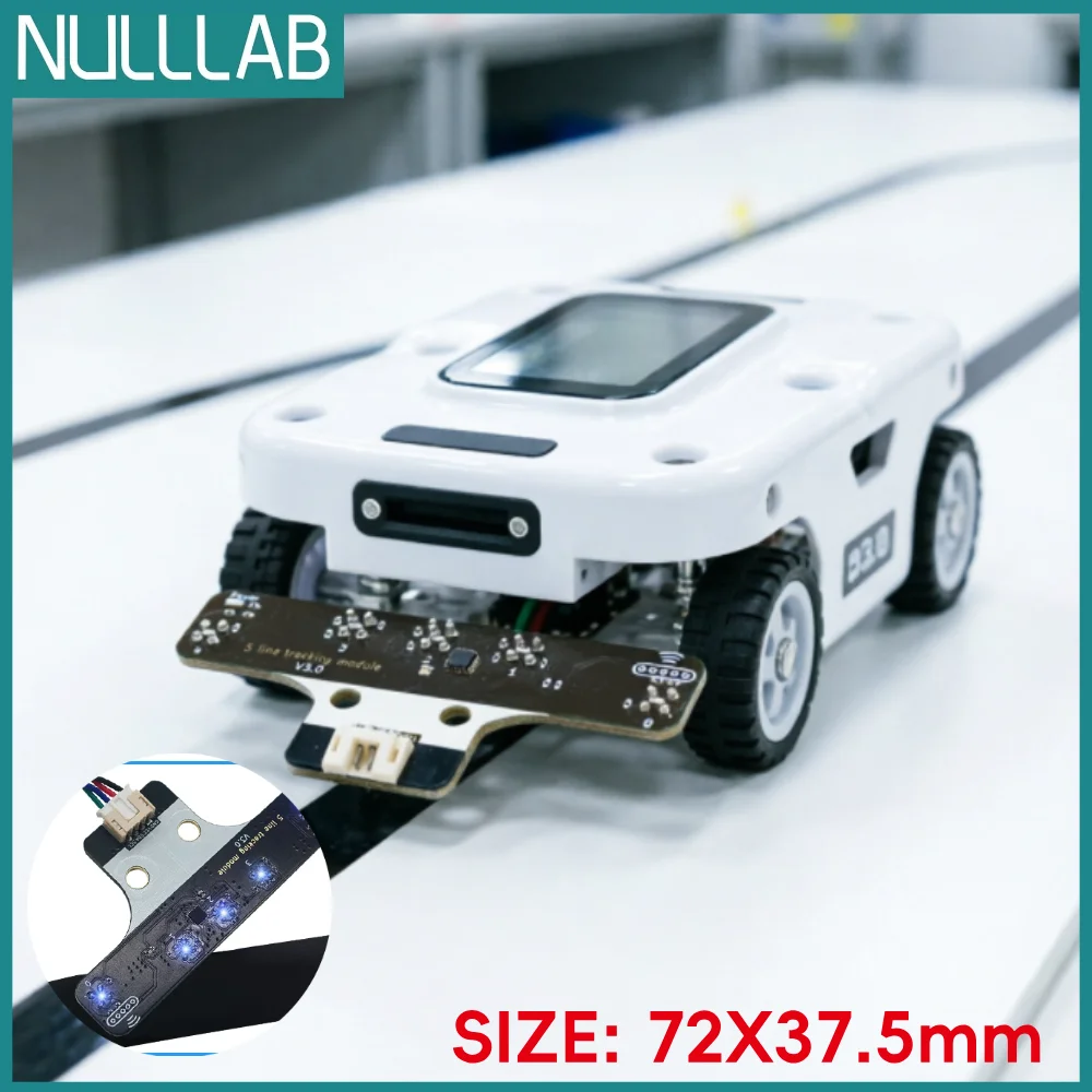 Module Sensor 5-way Infrared Line Tracking Intelligent Car Sensor for Smart Car with PH2.0 Interface Compatible with Blocks