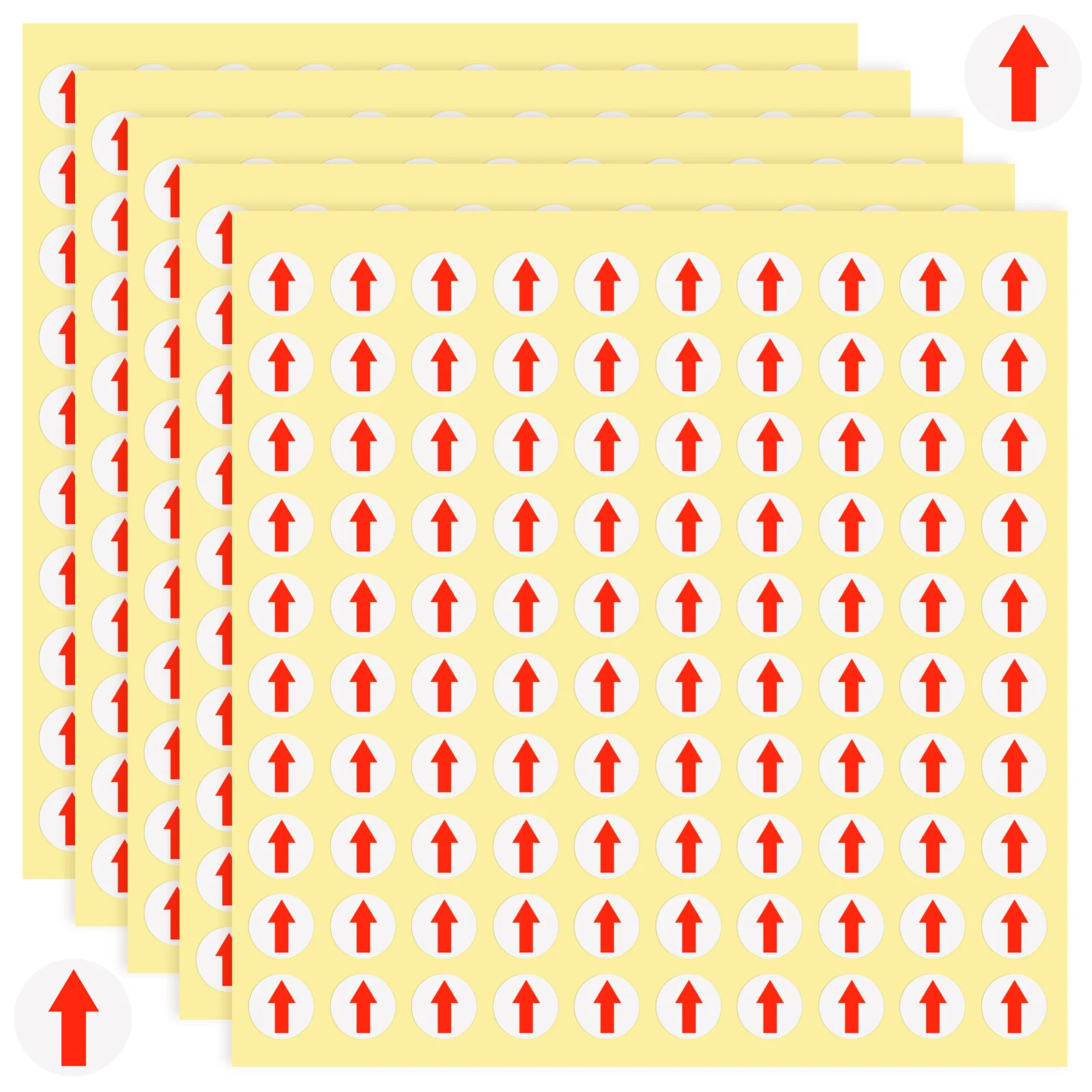 6400 PCS Daire Stickers Defect Indicator voor Product Laptop 1 * 1 Cm Winkel Ronde Etiketten Dot Goederen Papier Fabriek Kantoor Peuter