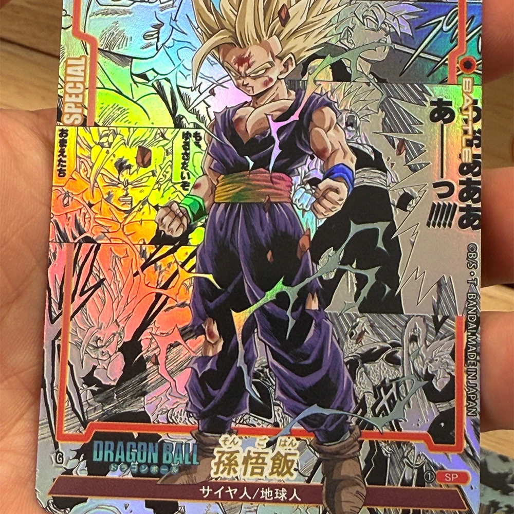 

20Pcs/set Dragon Balls Collection Card Son Goku Son Gohan Chichi Piccolo Anime Relief Refractive Color Flash Card Child Gifts