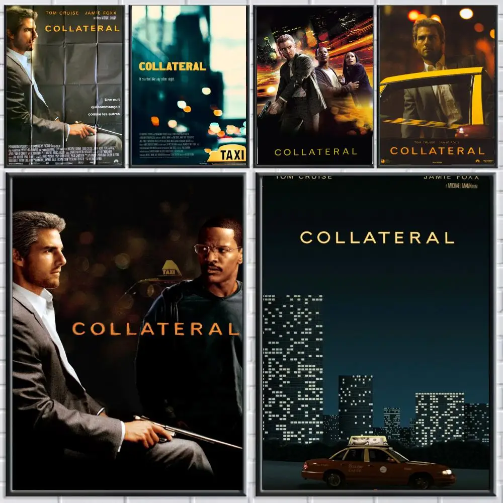 classic movie C-Collateral 2004-L Poster Peel and Stick Wall Art for Cafe Office Bar and Home Decoration