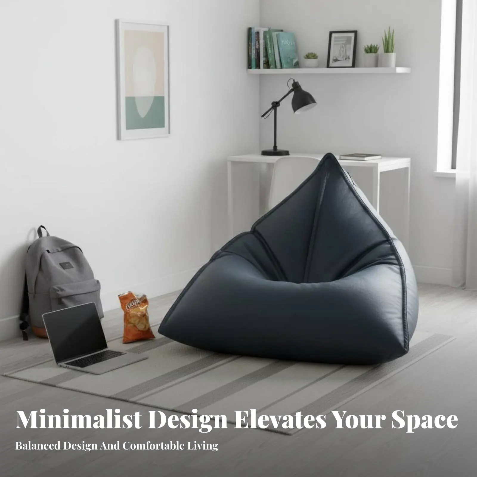 

Структурированный ленивый диван-лежак с мягкой подушкой для сидения на полу, в японском стиле, легко чистится, для студентов, молодежи, балконов, общежитий