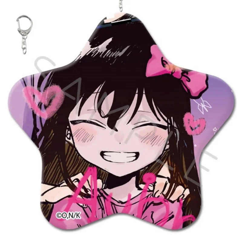 Heart Shape Acrylic Keychain Bag Pendant  12PCS Bag Decorations Anime Game OMORI 6CM Cartoon Character Mari/Omori/Kel/Hero