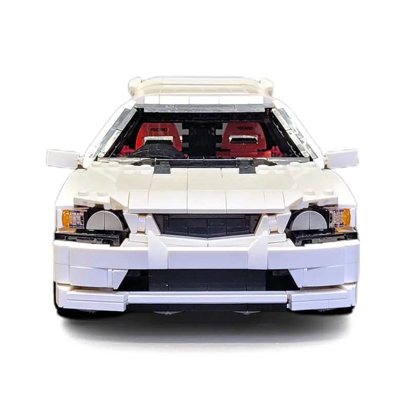 New 90s Civic Type-R (EK9) MOC-152864 Race Car Model Buiding Creators Block Bricks Educational Toys for Children Birthday Gifts